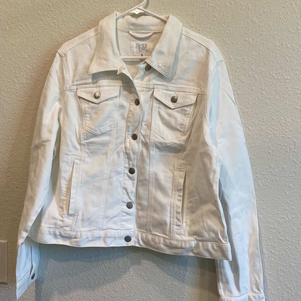 NWT XL 16 18 Time and Tru denim jacket.